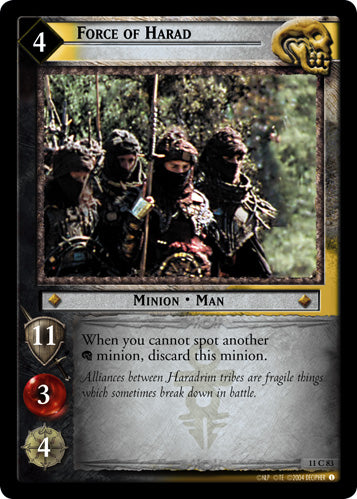 Force of Harad (11C83) [Shadows]