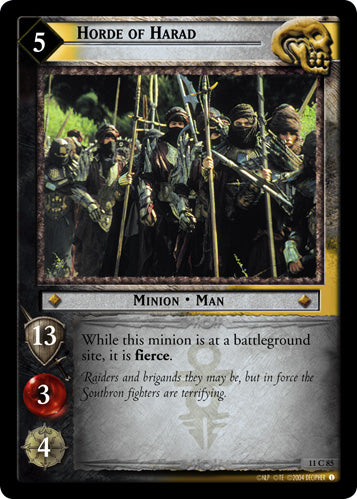 Horde of Harad (11C85) [Shadows]