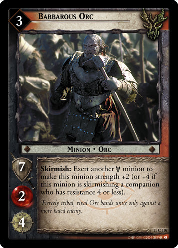Barbarous Orc (11C107) [Shadows]