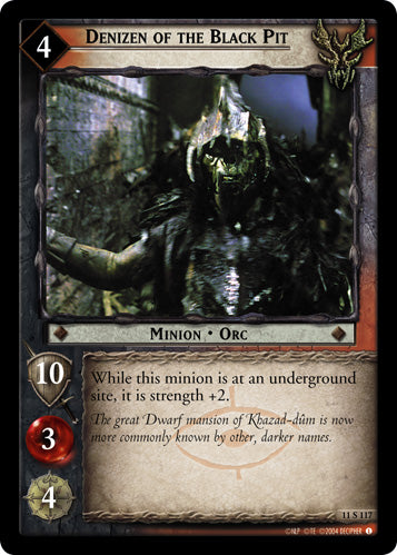 Denizen of the Black Pit (11S117) [Shadows]