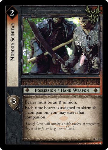 Mordor Scimitar (11C128) [Shadows]