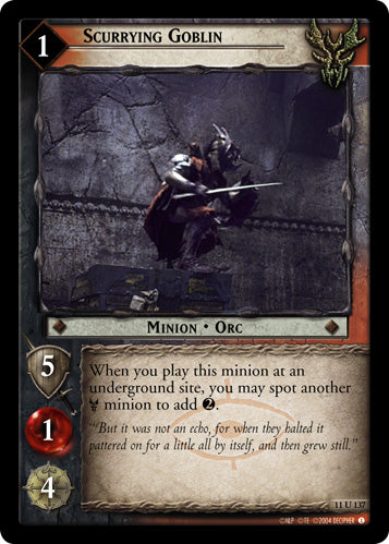 Scurrying Goblin (11U137) [Shadows]