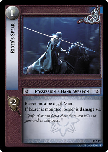 Rider's Spear (11S153) [Shadows]