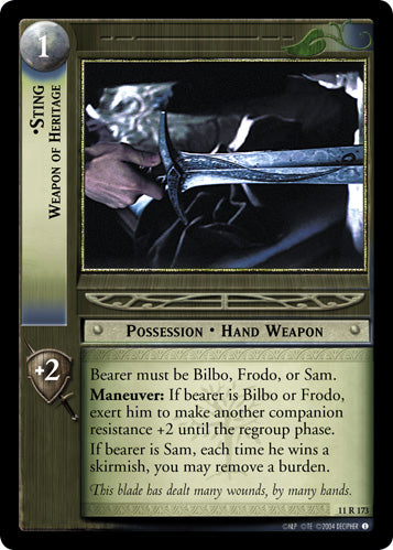 Sting, Weapon of Heritage (11R173) [Shadows]