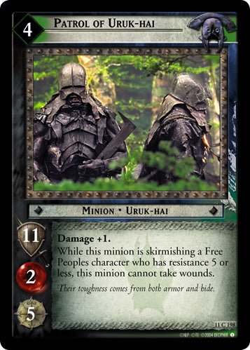 Patrol of Uruk-hai (11C198) [Shadows]