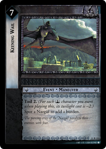 Keening Wail (11R211) [Shadows]