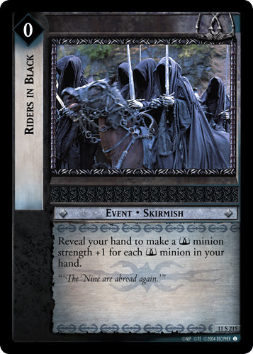 Riders in Black (11S215) [Shadows]