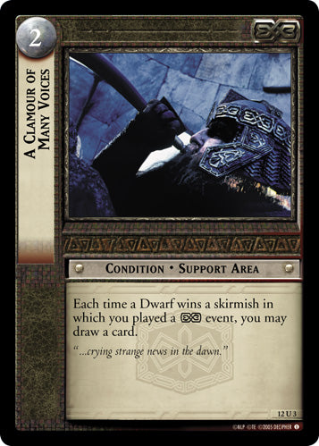 A Clamour of Many Voices (12U3) [Black Rider]