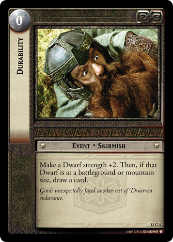 Durability (12C4) [Black Rider]