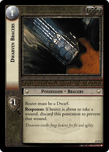 Dwarven Bracers (12U5) [Black Rider]