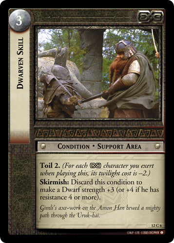 Dwarven Skill (12C6) [Black Rider]