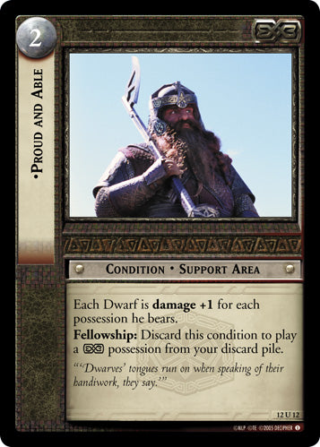 Proud and Able (12U12) [Black Rider]
