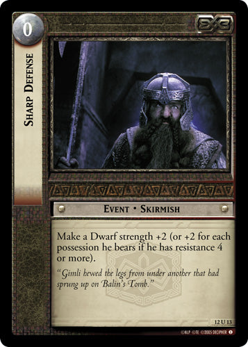 Sharp Defense (12U13) [Black Rider]