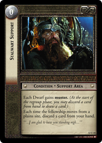 Stalwart Support (12U14) [Black Rider]