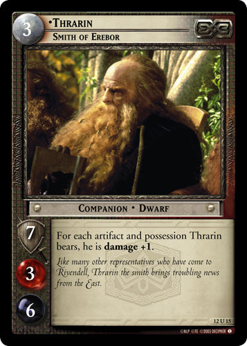 Thrarin, Smith of Erebor (12U15) [Black Rider]