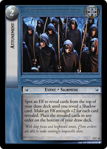 Attunement (12C16) [Black Rider]