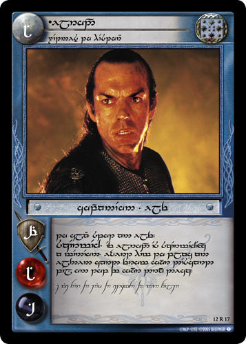 Elrond, Witness to History (T) (12R17T) [Black Rider]
