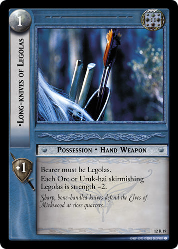 Long-knives of Legolas (12R19) [Black Rider]