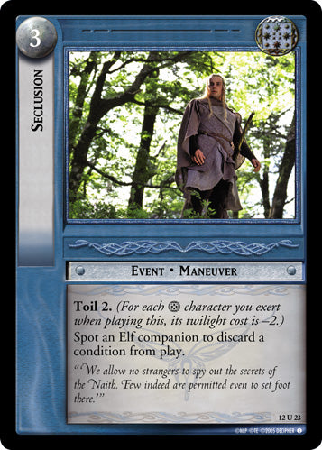 Seclusion (12U23) [Black Rider]