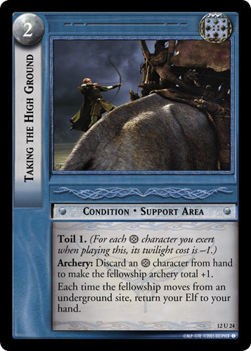 Taking the High Ground (12U24) [Black Rider]