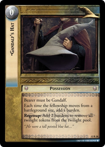 Gandalf's Hat (12R28) [Black Rider]