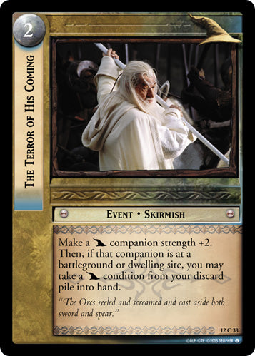 The Terror of His Coming (12C33) [Black Rider]