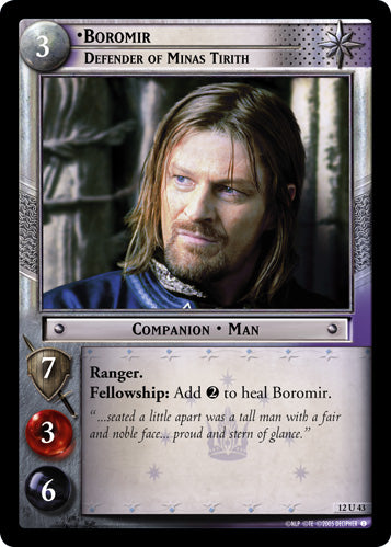 Boromir, Defender of Minas Tirith (12U43) [Black Rider]