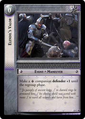 Elendil's Valor (12C46) [Black Rider]