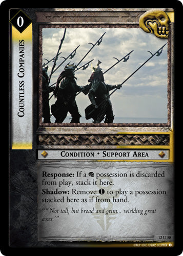 Countless Companies (12U58) [Black Rider]
