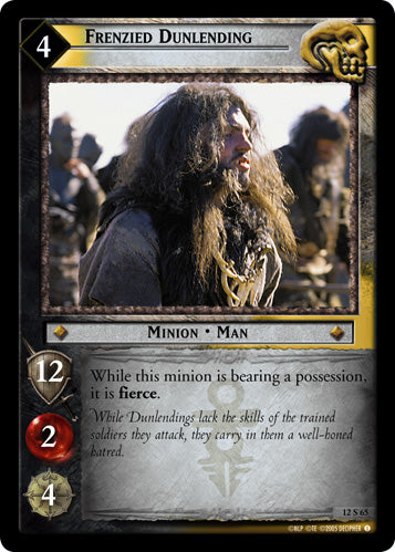 Frenzied Dunlending (12S65) [Black Rider]