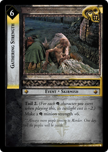 Gathering Strength (12U66) [Black Rider]