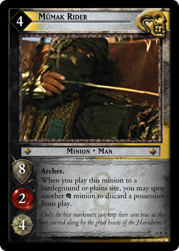 Mumak Rider (12R74) [Black Rider]