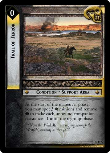 Trail of Terror (12U76) [Black Rider]