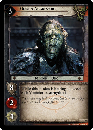 Goblin Aggressor (12C87) [Black Rider]
