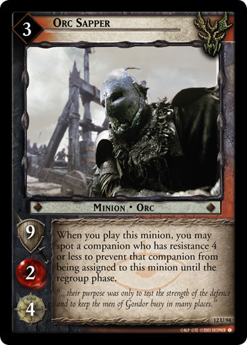 Orc Sapper (12U94) [Black Rider]