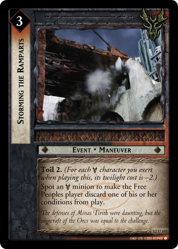 Storming the Ramparts (12U103) [Black Rider]