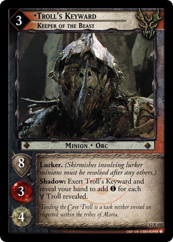 Troll's Keyward, Keeper of the Beast (12R105) [Black Rider]