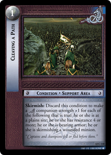 Cleaving a Path (12C110) [Black Rider]