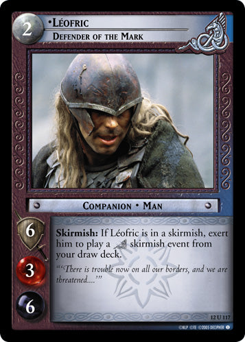 Leofric, Defender of the Mark (12U117) [Black Rider]