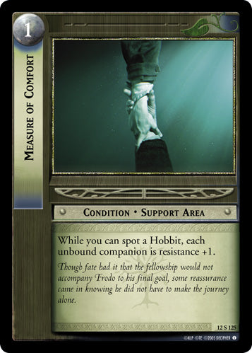 Measure of Comfort (12S125) [Black Rider]