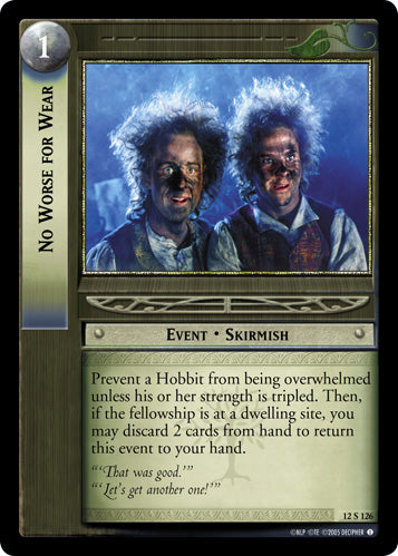 No Worse for Wear (12S126) [Black Rider]