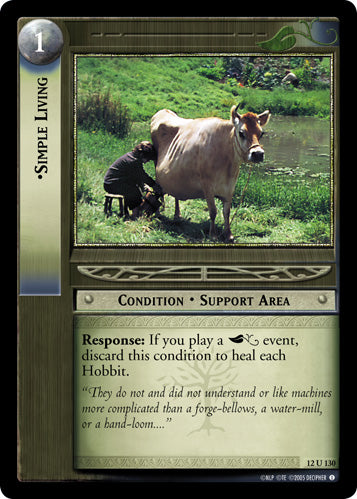 Simple Living (12U130) [Black Rider]