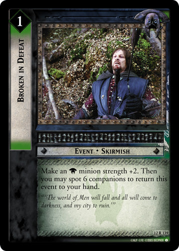Broken in Defeat (12R139) [Black Rider]