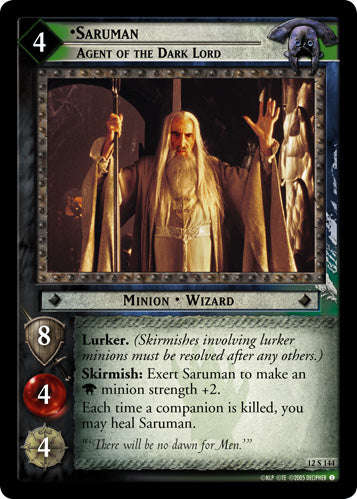Saruman, Agent of the Dark Lord (12S144) [Black Rider]