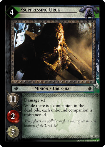 Suppressing Uruk (12U147) [Black Rider]