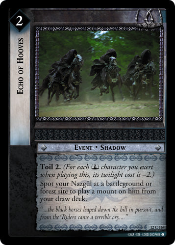 Echo of Hooves (12C164) [Black Rider]