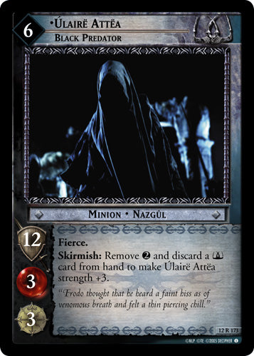 Ulaire Attea, Black Predator (12R173) [Black Rider]