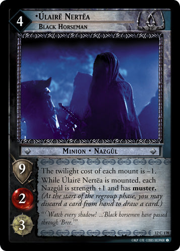Ulaire Nertea, Black Horseman (12C178) [Black Rider]