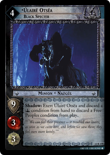 Ulaire Otsea, Black Specter (12R179) [Black Rider]