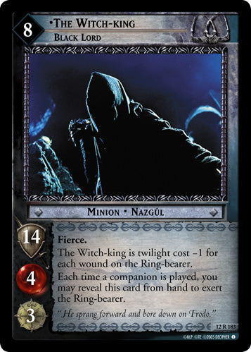 The Witch-king, Black Lord (12R183) [Black Rider]